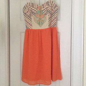 Boutique Orange Dress